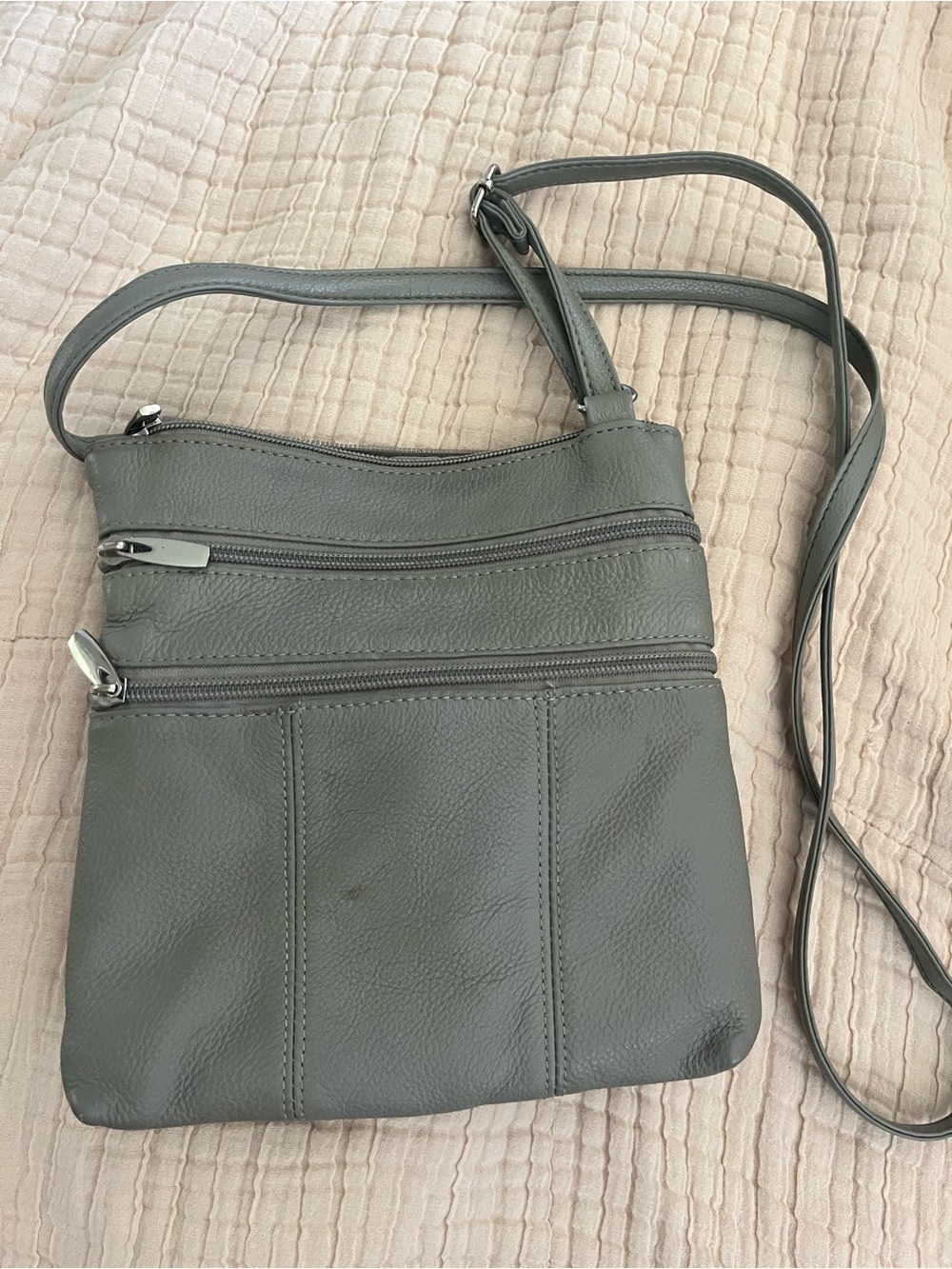 Gray  Crossbody Bag - Women's Shoulder Bag
